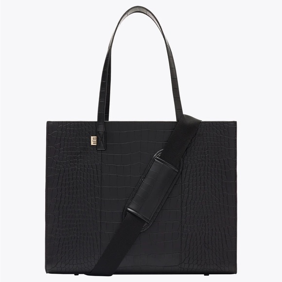 Beis - The Large Work Tote
in Black Croc Purse - Picture 8 of 9